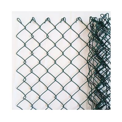 China Galvanized Or PVC Coated High Quality Machine Making Woven Galvanized Coated Chain Link Wire Mesh Fencing for sale