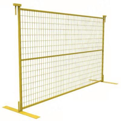 China Galvanized Or Powder Coated High Level CA Powder Coated Australia Temporary Fence Panels For Construction Site for sale