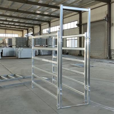 China Easily Assembled Round Oval Square Tubes Bulk Wholesale Cattle Yard Panels for sale