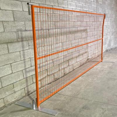 China Easily Assembled Powder Coated 6'x9.5 Canada Temporary Fencing Panel Construction for sale