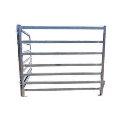 China Factory Wholesale Easily Assembled 1.8m x 2.1m Welded Pipes Used Cattle Corral Panels for sale