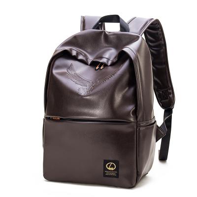 China NATIONAL fashion brand high quality custom made teenager school bag PU stylish backpack for man unisex bags for sale