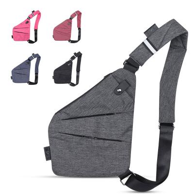 China Diagonal personal one-shoulder waist high quality men's digital memory gun bag outdoor sports anti-theft bag for sale