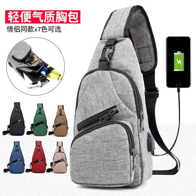 China PORTABLE Young Men's Boys Cross - Body Shoulder Sling Bag Backpack with USB Charger Tablet Pocket for School Students for sale