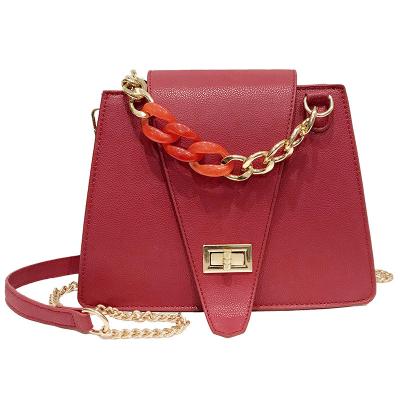 China 2021 Fashion Women Shoulder Bag Designer Messenger Chain Strap Flap Handle Shoulder Cross - Body Bag for sale