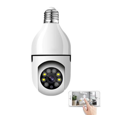 China Human Motion Tracking New Arrival 1080p Night Vision Dual Lens IP Wireless Camera CCTV Network Cameras Wireless Light With Bulb Holder for sale