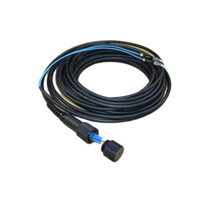 China Outdoor FTTH FTTB FTTX Network 2 Cores BBU RRU PDLC ODLC Fiber Optic Patch Cord For Outdoor CPRI ODVA PDLC Cable Assembly for sale