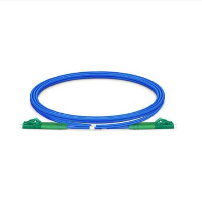 China Good Quality LC APC to LC APC Duplex OS2 Single Mode PVC 3.0mm Armored Fiber Optic Patch Cord APC GAOFU-SM LC APC-DX-Armoured for sale