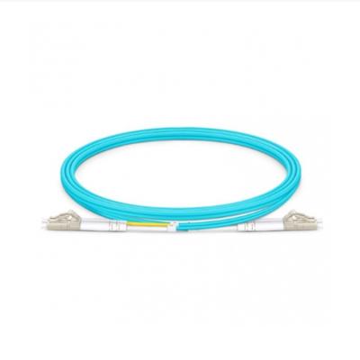 China LC UPC to LC UPC Duplex OM3 50/125 PVC 2.0mm Multimode Fiber Optic Patch Cable GAOFU-OM3 LC DX for sale