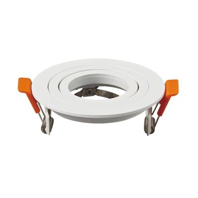 China Diameter 90mm recessed opening 80mm uilt-in lamp GU10 downlight fitting recessed LED down light for sale