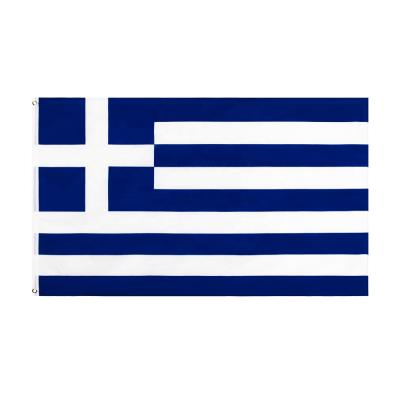 China OEM Wholesales Custom Printed Polyester Greece National Flag for sale