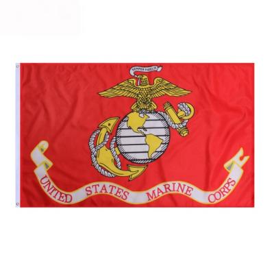 China Wholesale Stock Military Usmc USA Marine Corps Full Stop 3x5 OEM USA Flag for sale