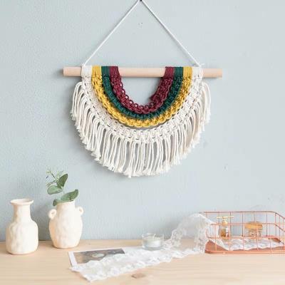 China Cotton Bohemian hot sale crochet pattern bohemian crochet tapestry decorative wall hanging for sale