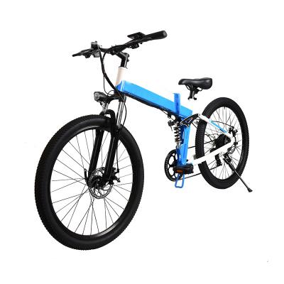 China Aluminum alloy fat tire fat bike folding 500w 36v max speed power e electric bicycle for adult big fat man for sale