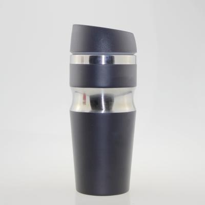 China Feature And Metal Material Coffee Mug Stainless Steel Sustainable Eco-friendly Insulated Coffee Travel Mug With Press Lid for sale