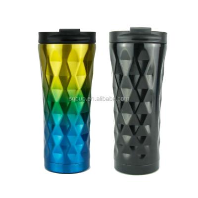 China Double Wall Stainless Steel Tumbler Vacuum Flask Tumbler Stainless Steel Sustainable Coffee Mug for sale