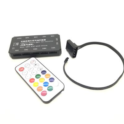 China Computer Case LED RGB PC Computer Case Fan Controller+RF Wireless Remote Control for sale