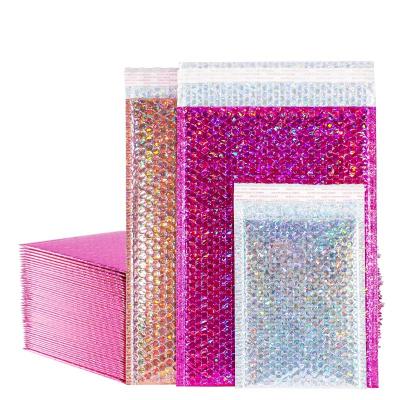 China Shock Resistance Colorful Aluminum Bubble Wrap Plating Bag for sale