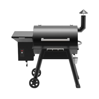 China Easily Cleaned Outdoor BBQ Charcoal Spcc With Black Orange Peel Powder Coating Pellet Electric Grills Garden Commercial BBQ Grill for sale