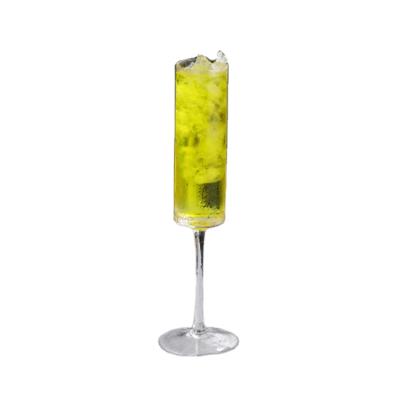 China Household Cocktail Glass Bubble Champagne Cup Bar Glass Cup European High Viable Crystal Glass for sale