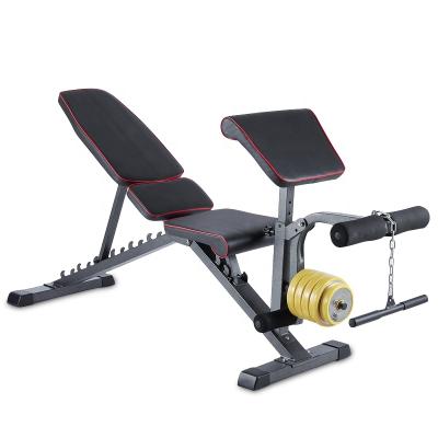 China Wholesale Indoor Multi in Foldable Barbell Bed Press Stock Gym Fitness Weightlifting Adjustable Dumbbell Bench for sale