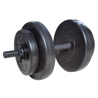 China Negro unisex revestido de goma del género del Barbell 20kgs del sistema de la pesa de gimnasia del gimnasio en venta