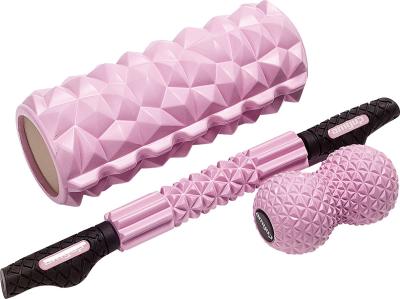 China Deep Tissue Massage TPR Stick Yoga Foam Roller Column 14cm EVA Hollow for sale