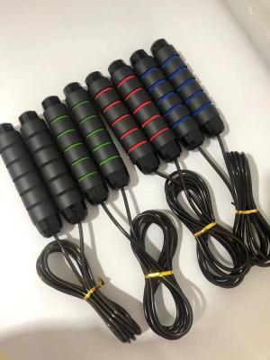 中国 PVC Coated Steel Wire Adjustable Speed Skipping Rope 16cm Handle Length 販売のため