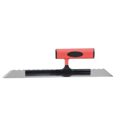 China Plastering Trowel Construction Tools Masonry And Plastering Trowel With Rubber Grip for sale