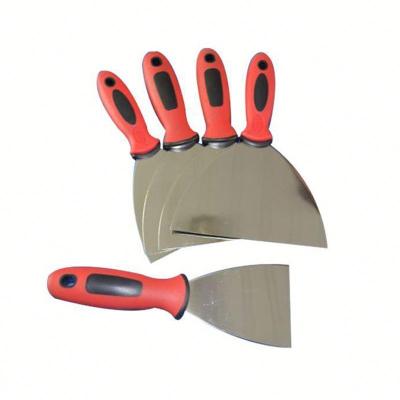 China Stainless Steel Painters Anti-Slip Tools Plastic Handle Putty Knife For Building for sale