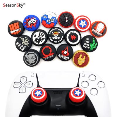 China XIXUN Silicone Protective Rubber Thumb Grips For PS5 PS4 Xbox One 360 ​​Switch Pro Controller Thumb Stick Grips 1 Pair for sale