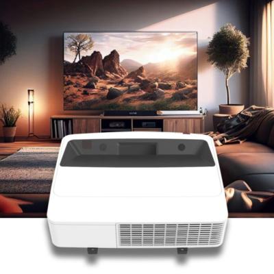 China Professional High Contrast 3LCD Ultra Short Throw Laser Projector With 120 Inch Screen for sale