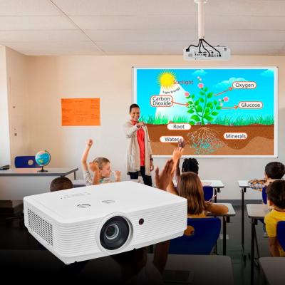 China High Brightness 6500 Lumen Multimedia Projector voor het klaslokaal Te koop