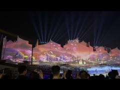 High-Brightness, High-Impact 3D Mapping with 20,000 Lumens Laser Technology for the show