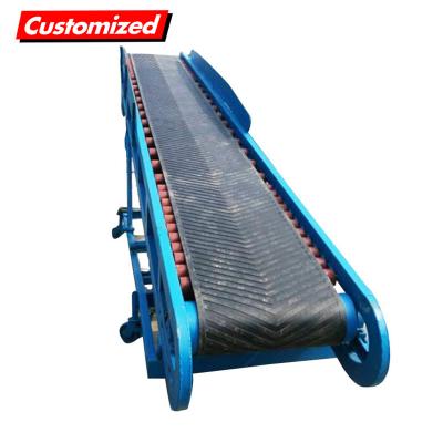 China Electric Control Rubber Portable Belt Conveyor Heat Resistant Belt Conveyor for sale