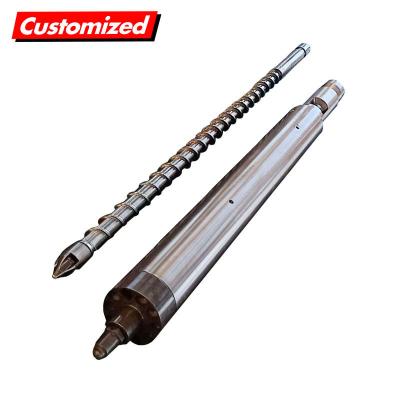 China Accuracy Extruder Nitriding Screw Barrel Customized For PVC PPR Multiple Feed for sale