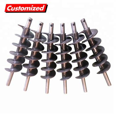 China OEM Custom Stainless Steel Pellet Stove Auger Screw with 30 Days Return refunds for sale