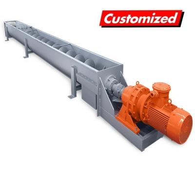 China Food Beverage OEM Custom Screw Auger Conveyor Linear Vibrating Powder Feeder Conveyor for sale