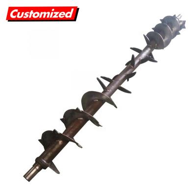 China Sand Dirt Auger Drill Bit Garden Earth Drill Auger Durable For Agriculture for sale