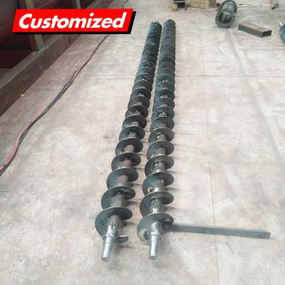 China ODM/OEM Custom Continuous Screw Flight Auger Parts Screw Parts Ferro Inoxidável Espiral Blade Conveyor à venda