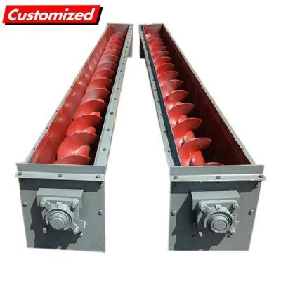 China Custom Industrial Powder Flexible Cement Spiral Sawdust Screw Conveyor Auger for Benefit for sale