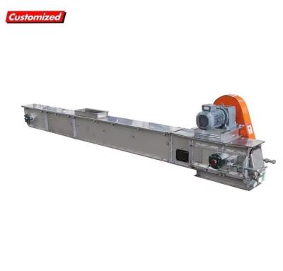 China Industrial Fire Resistant Screw Feeder Conveyor with 304 Stainless Steel Roller for sale