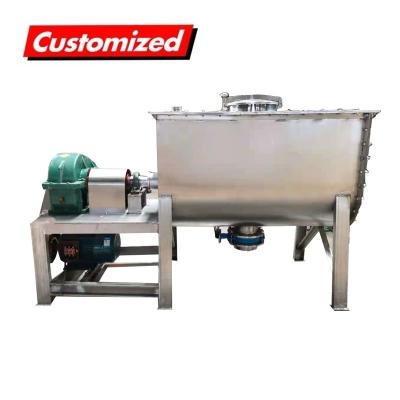 China OEM Custom Auger Conveyor Droog poeder horizontale lint blender met KX0002 structuur Te koop