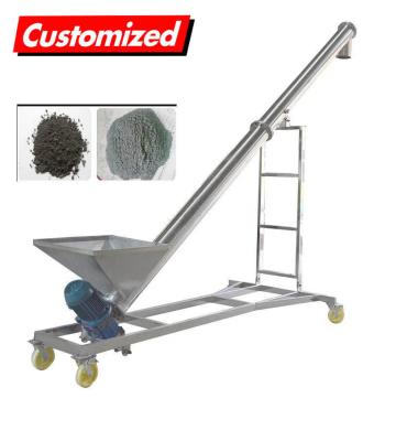 China Compact Structure Powder Auger Feeder High Speed Screw Elevator Conveyor for sale