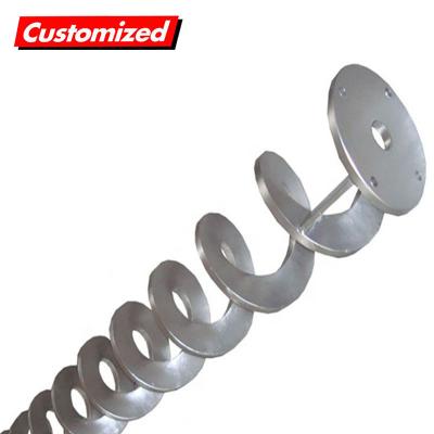 China Flexible Shaftless Spiral Screw Conveyor Customized Screw Auger Feeder Te koop