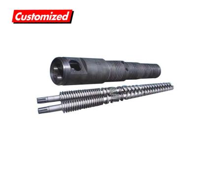 China Stainless Steel Screw Barrel Set Precision Machining Met Nitrided Extruded Te koop