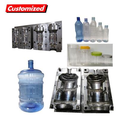 China ODM/OEM Procesamiento de metal personalizado Material de aluminio Envasado de moldes Partes de soplado de plástico Molde de botellas en venta