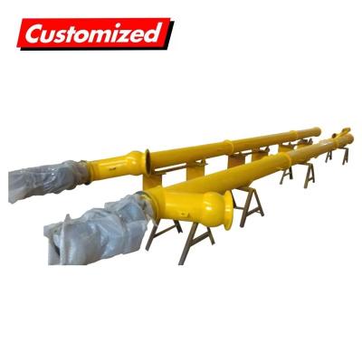 China Suministro de fábrica OEM Custom Cemento pequeño Flexible transportador de aguja espiral Tubular sistema de transporte de tornillo en venta