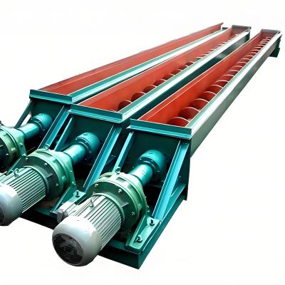 China Continuous Spiral Feeder Industrial U-shaped Shaftless Spiral Conveyor for sale