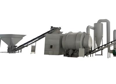 China Schroefconveyor Transporter Sand Dryer Verwarming Grote uitgang Cylindrische droogapparatuur Te koop